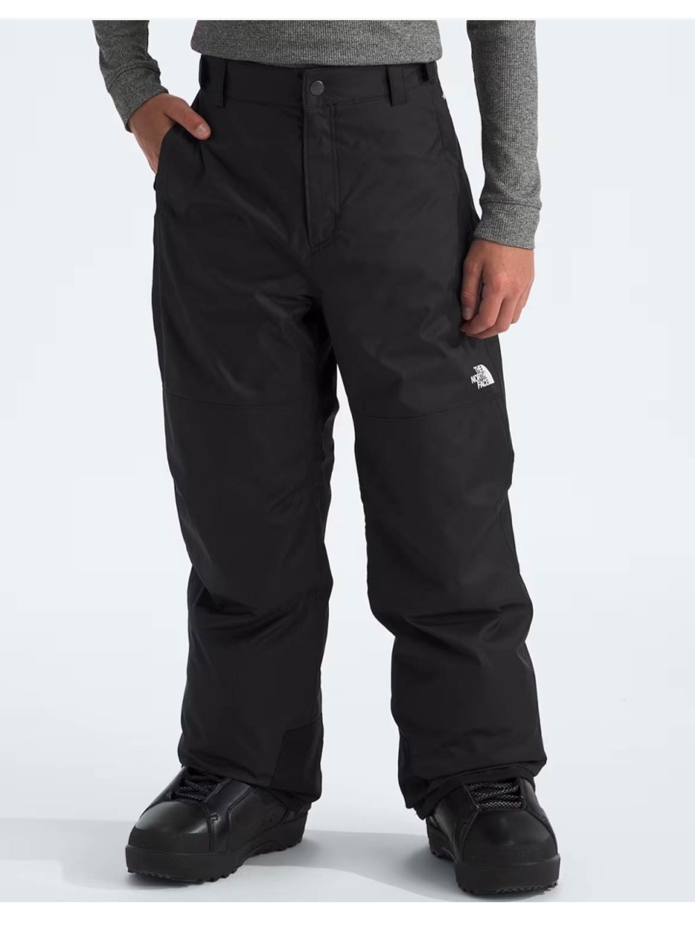 The North Face Boys Black Insulated Snow Pants 14/16 large